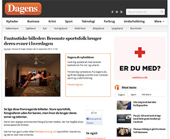 Athletes Among Us featured in Dagens