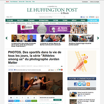 Athletes Among Us featured in Le Huffington Post