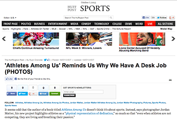 Athletes Among Us featured on HuffPost Sports